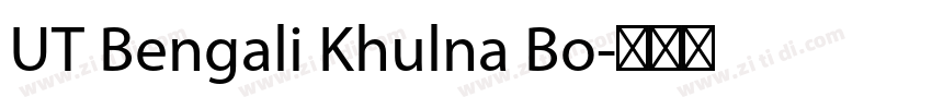 UT Bengali Khulna Bo字体转换